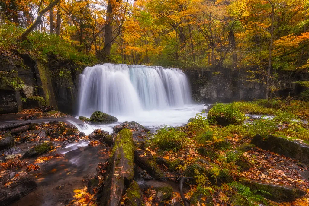 Oirase Gorge waterfall — Japan