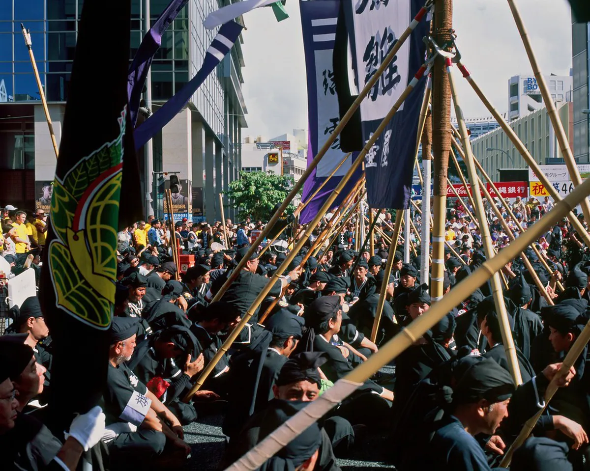 Naha's Tug-of-War vs. Smaller Village and Eisa Festivals in Okinawa