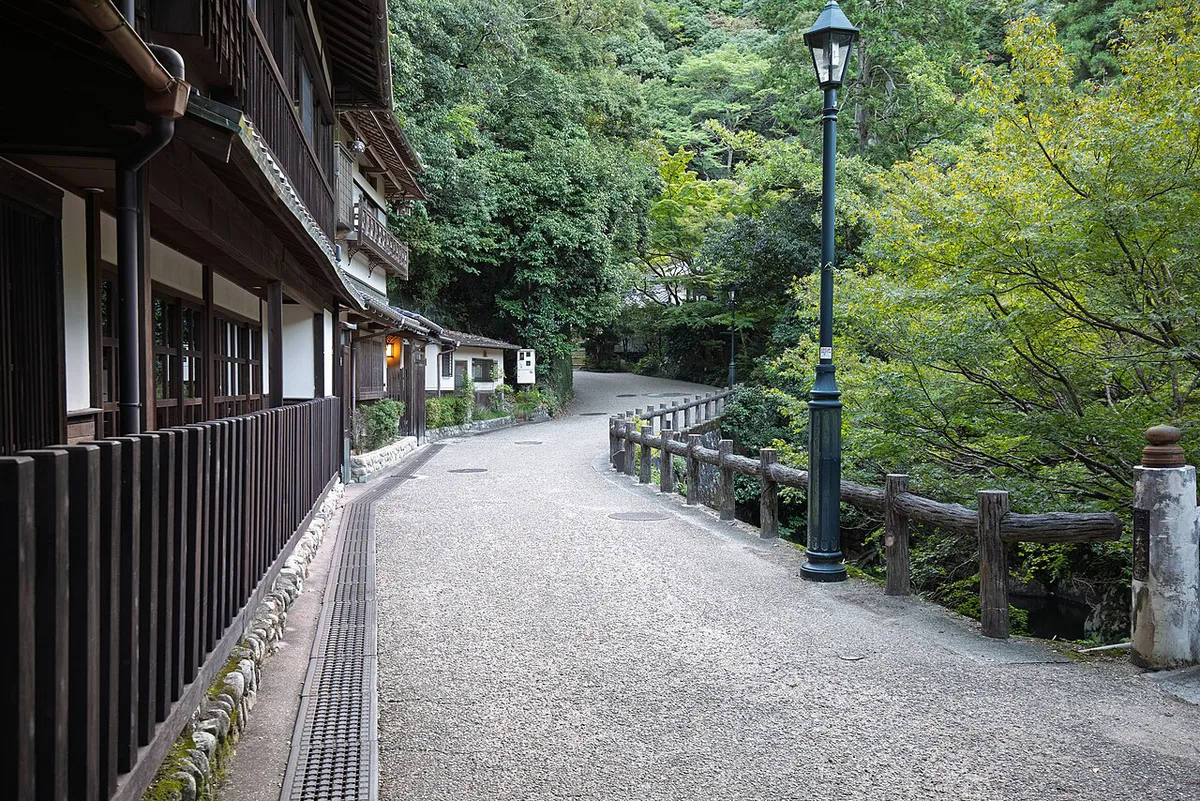Autumn foliage at Minoo Park waterfall, Japan — 2