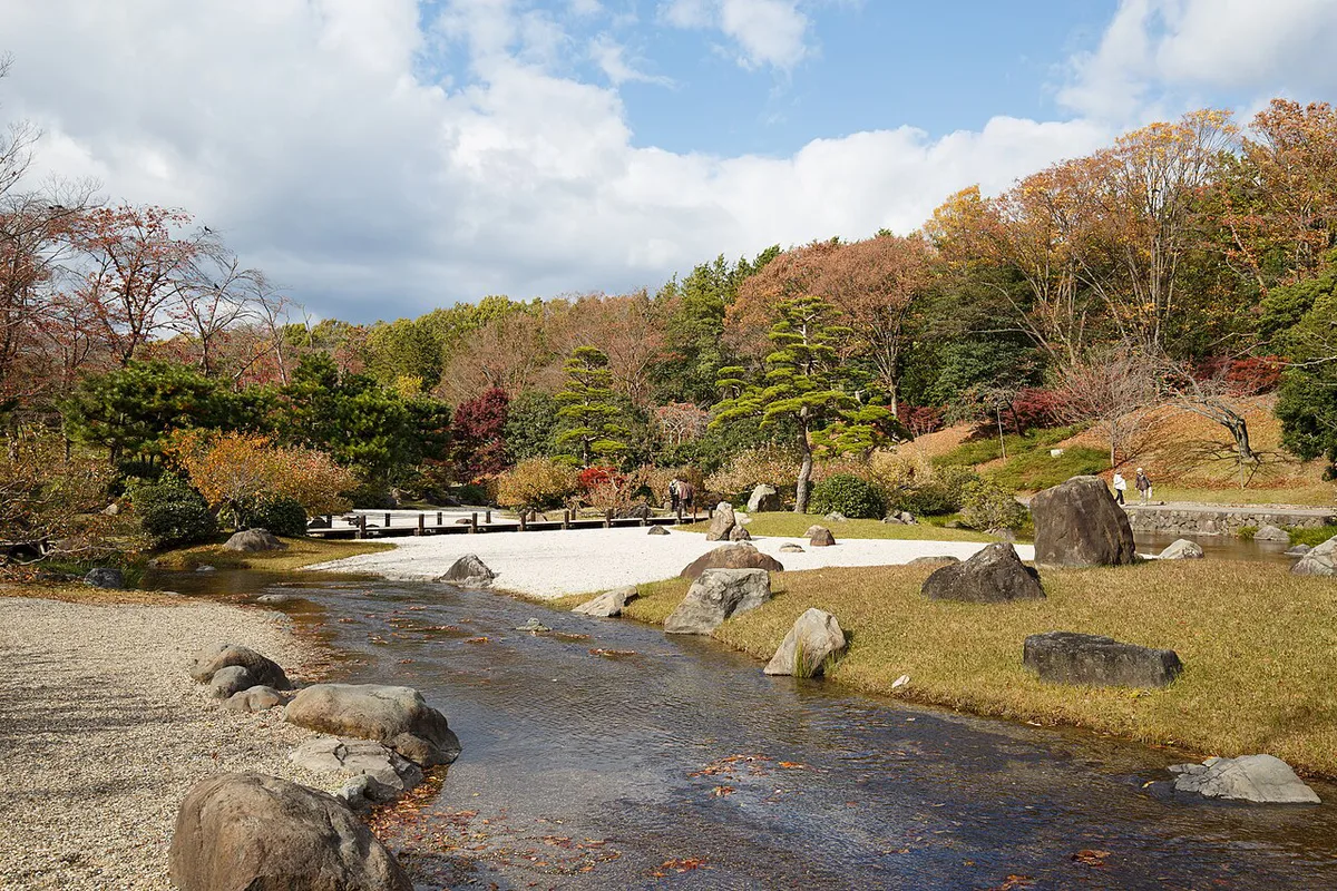 Autumn foliage at Osaka Castle Park, Japan — 2