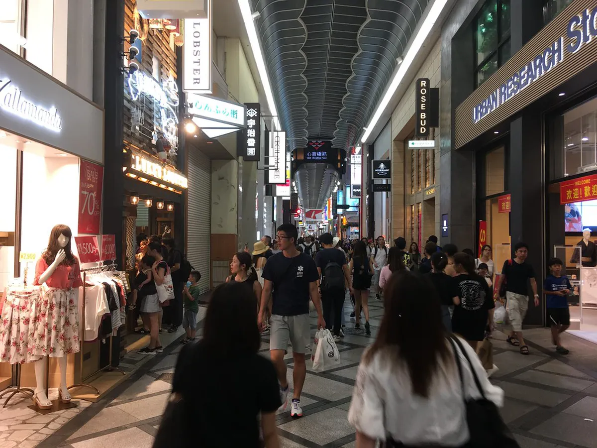 Shinsaibashi shopping arcade — osaka shopping guide in Osaka, Japan