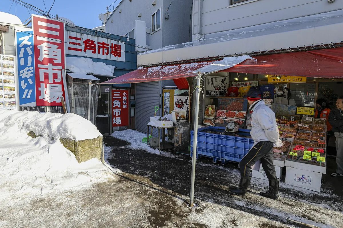 Fresh seafood and sweets spread from Otaru's food scene, Japan — 1