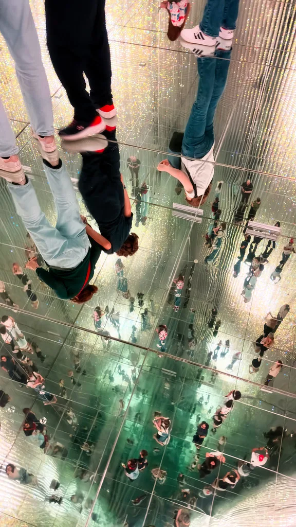 Digital art light installation immersive museum Japan