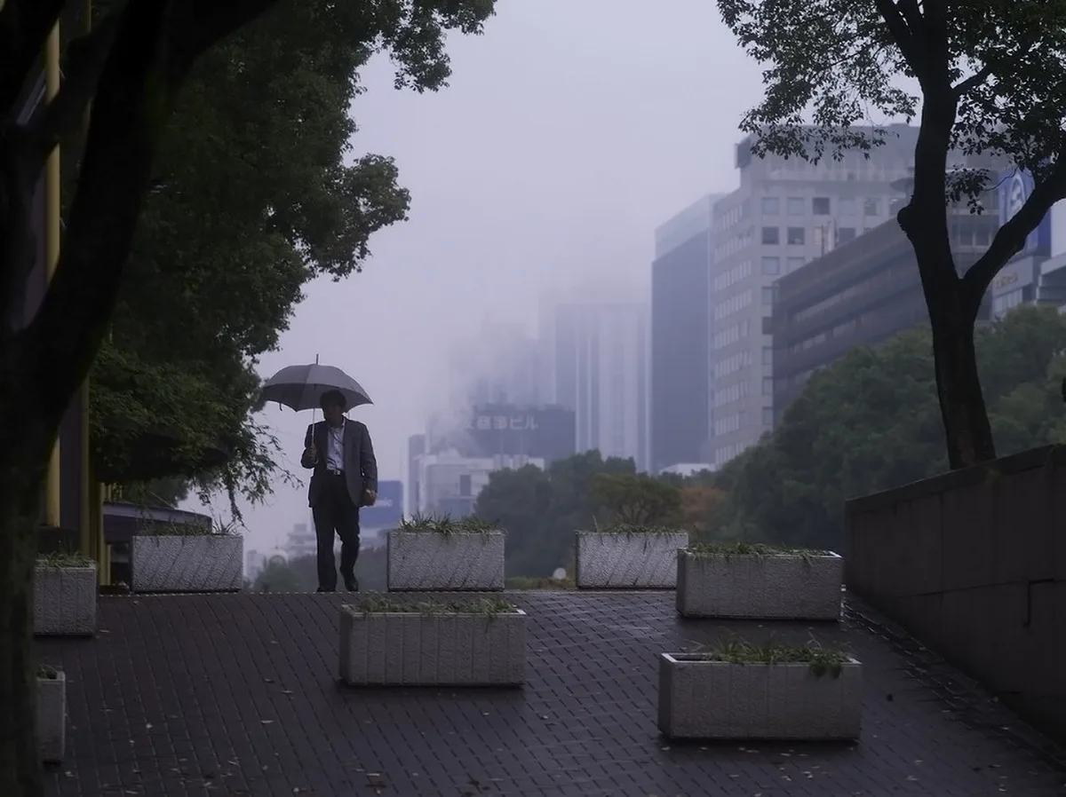 Rainy Day in Nagoya, Japan