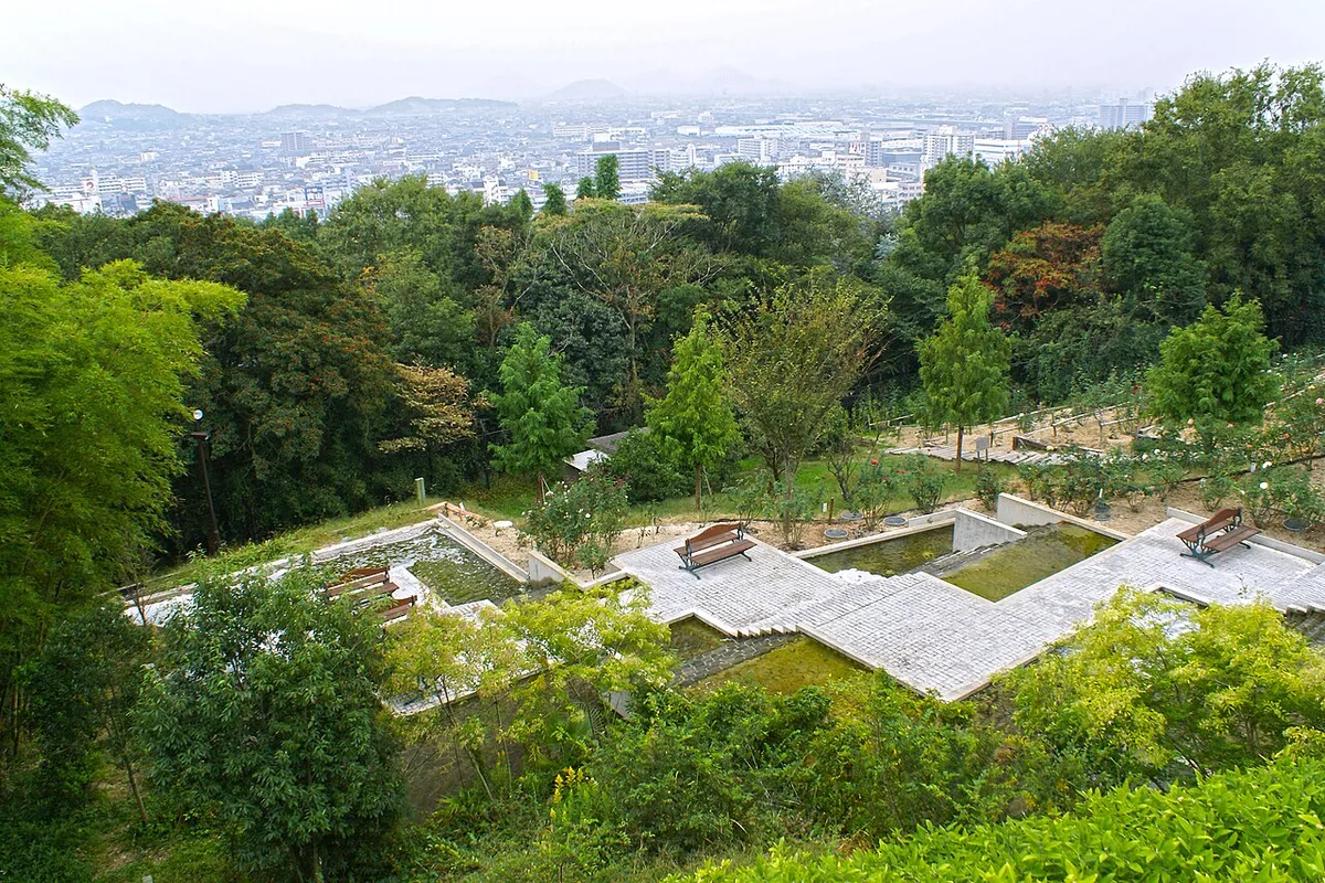 Historic thatched farmhouse at Shikoku Mura open-air museum — 2