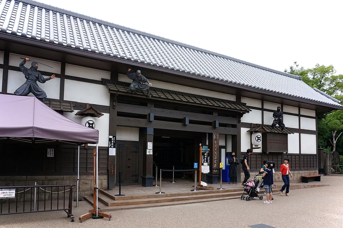 Edo period street set at Toei Kyoto Studio Park, Japan — 1