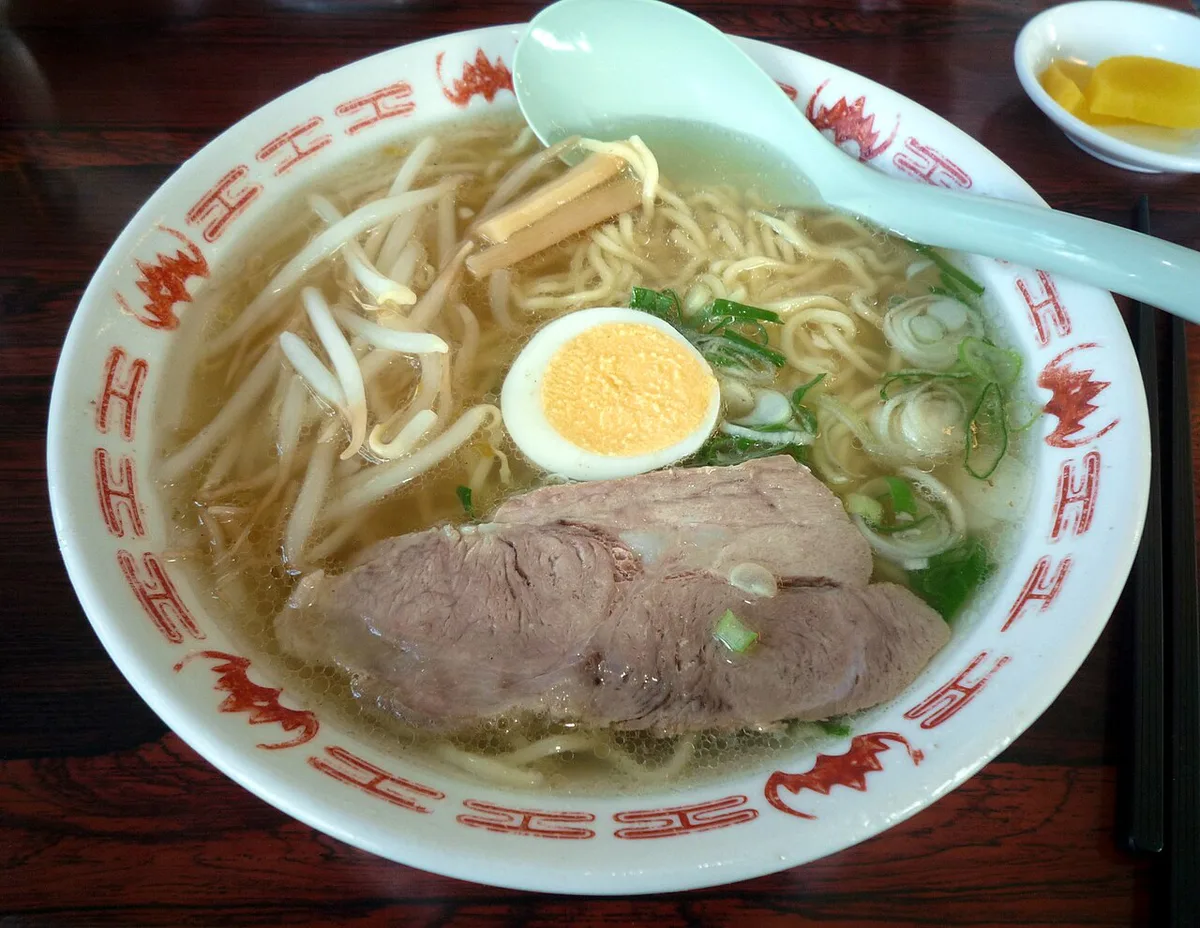 Bowl of Tottori beef bone ramen — 1