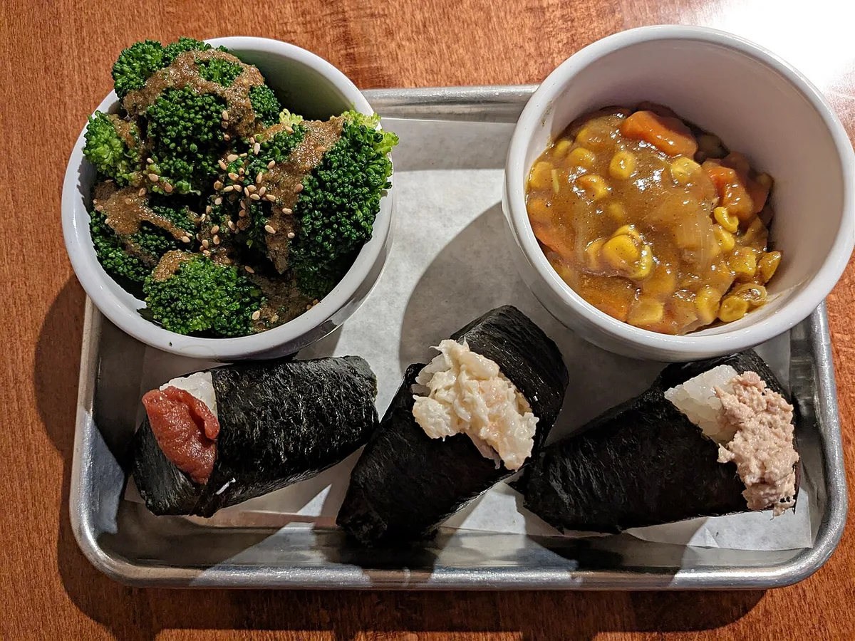 Onigiri combo meal from Minneapolis  Minnesota — 1
