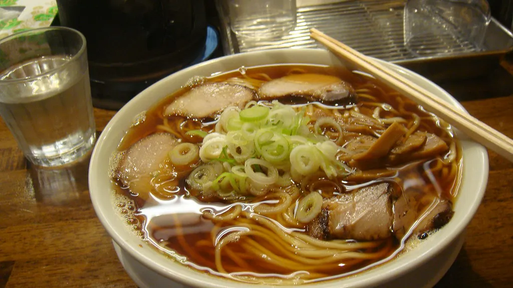 Japanese restaurant noodles — Morioka, Japan