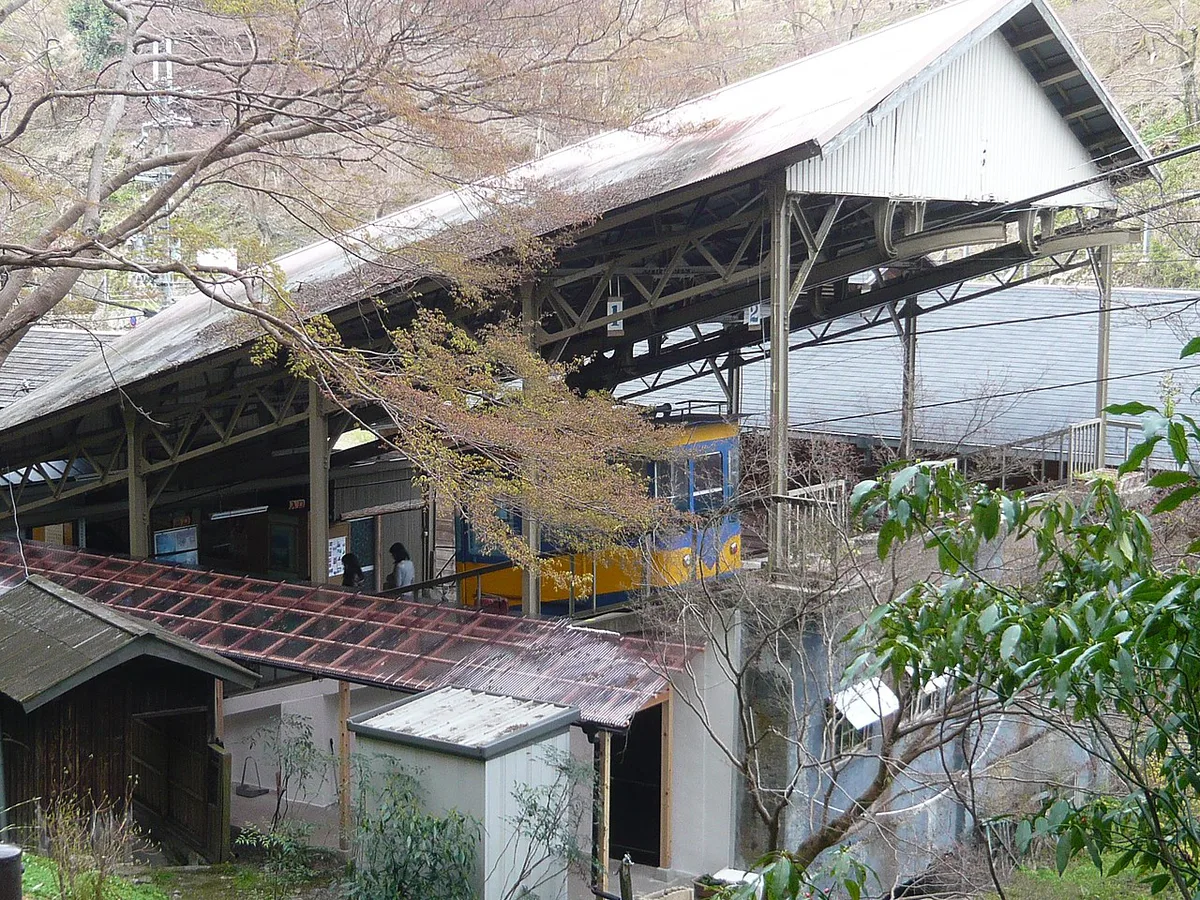 Restaurants and food stalls along the Yoshino approach road, Japan — 1