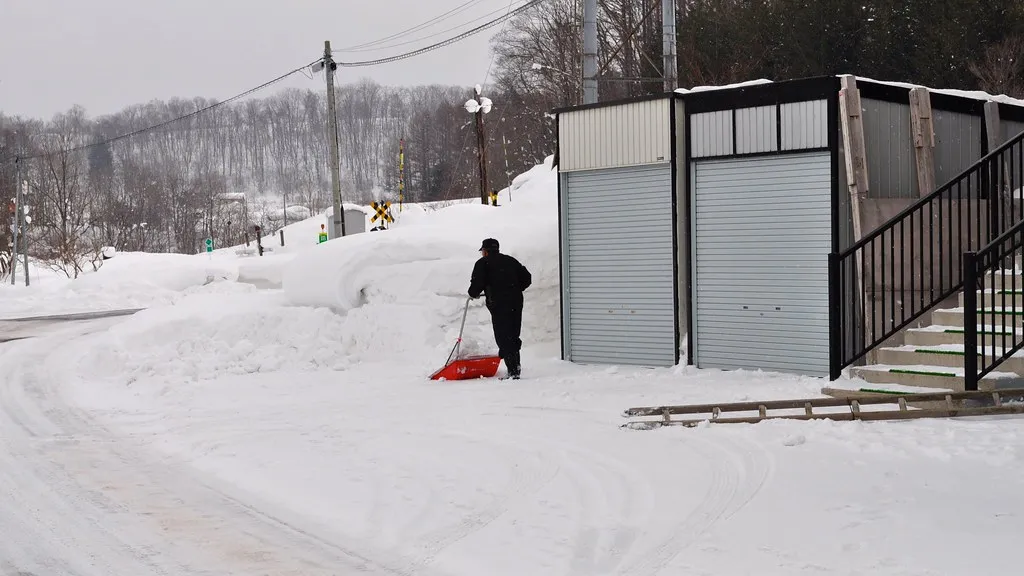 Mount Yotei and ski resort infrastructure, Hirafu, Hokkaido