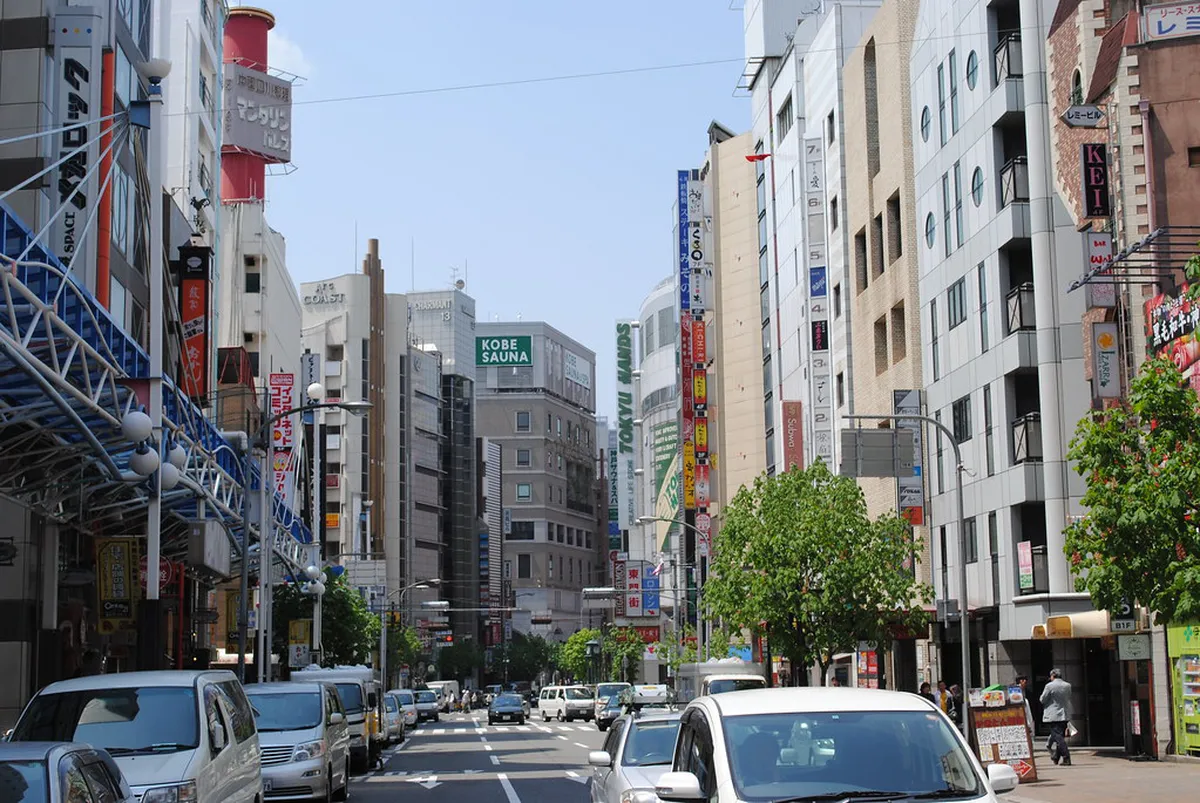 Kobe Sannomiya street — where to stay in kobe, Kobe Japan