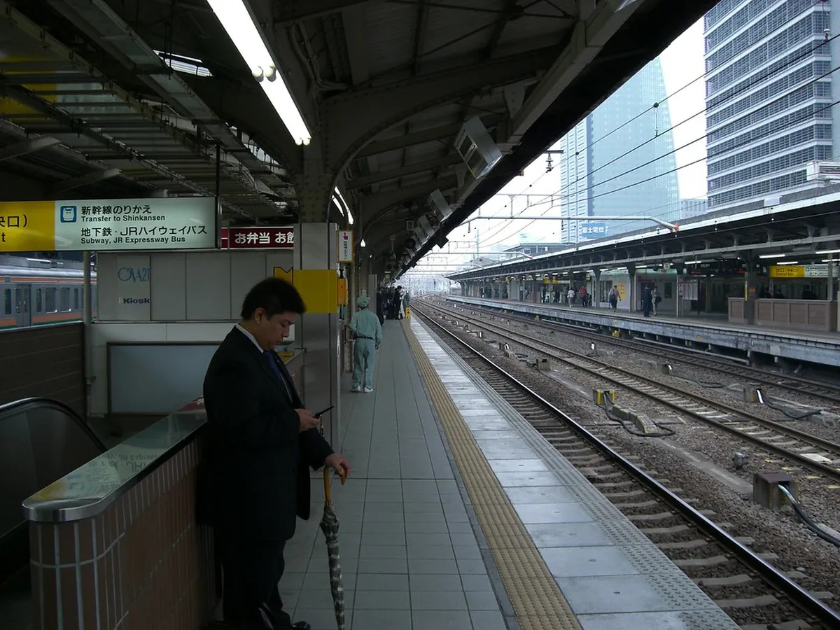 Nagoya Station towering twin skyscrapers at the city's main transit hub in Aichi, Japan