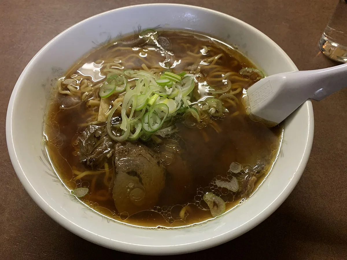 Bowl of chilled ramen in Yamagata city — 1