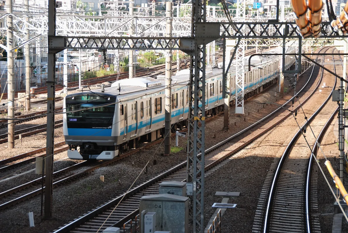 Yokohama Station train platforms with JR lines connecting to Tokyo and the surrounding Kanagawa region